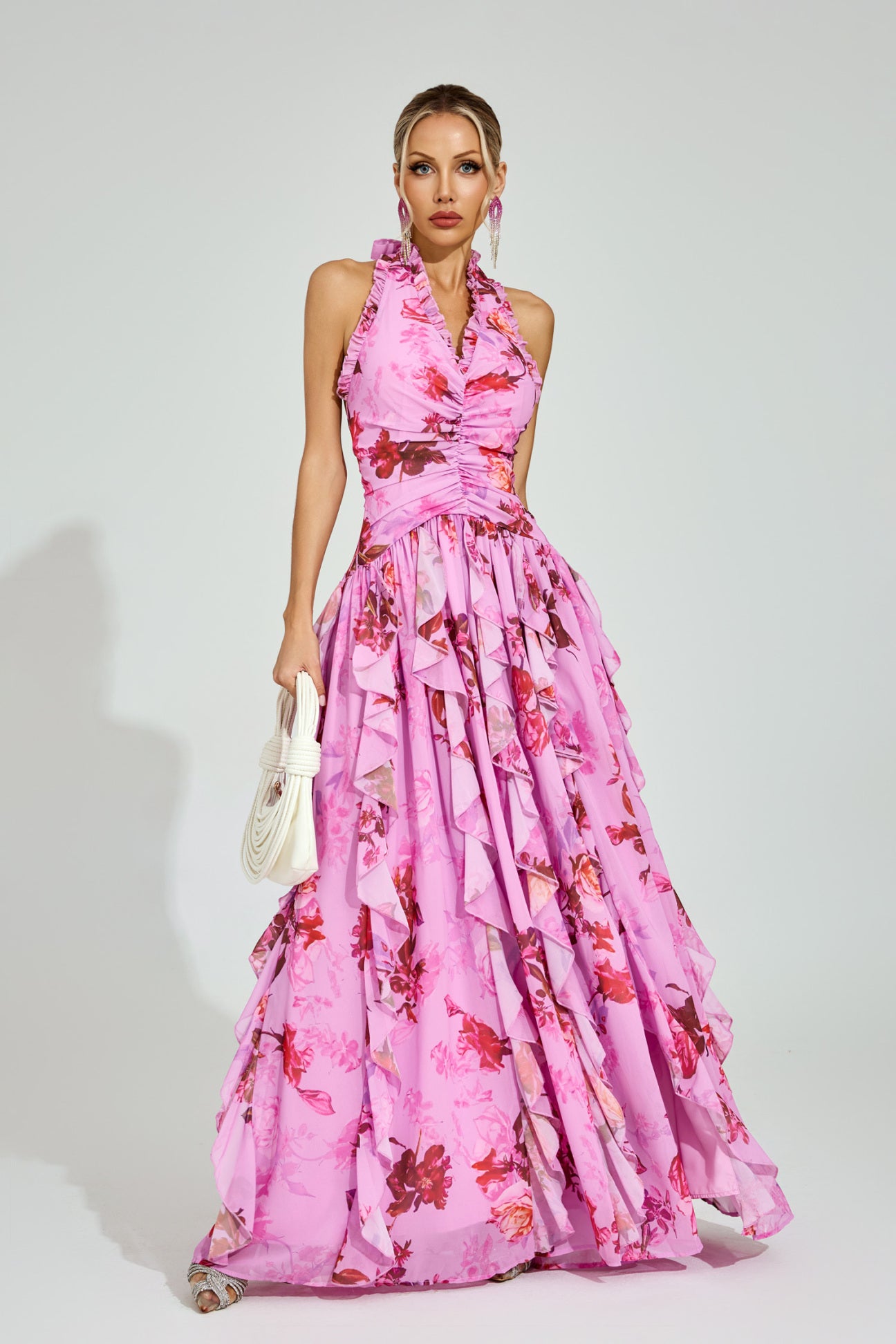 Riviera Bloom Maxi Dress