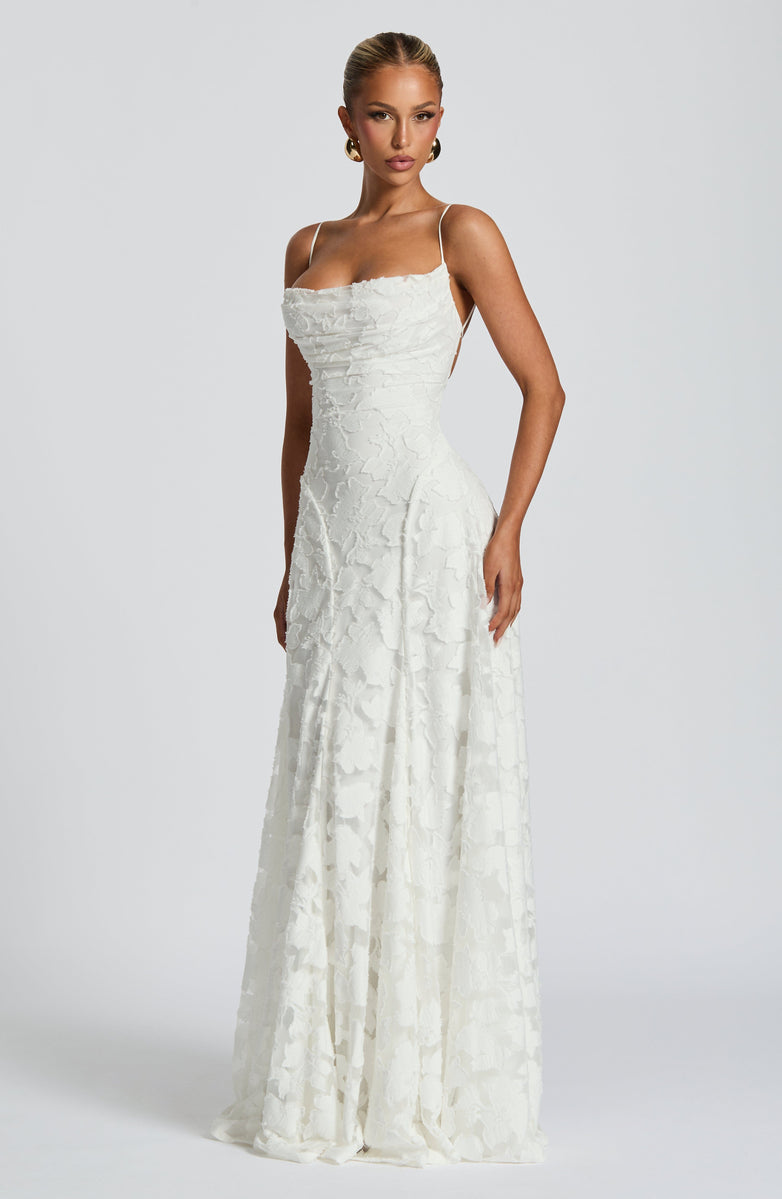 Rosalie Lace Backless Maxi Dress