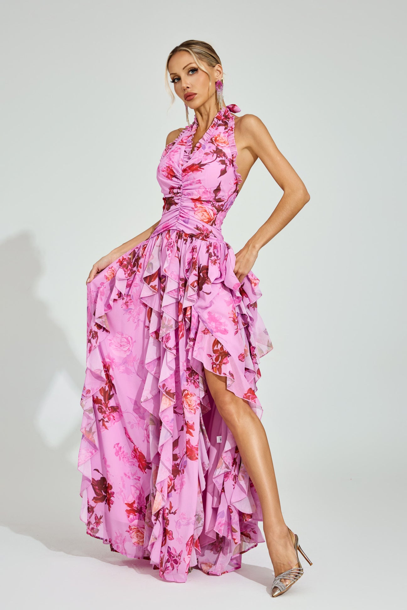 Riviera Bloom Maxi Dress