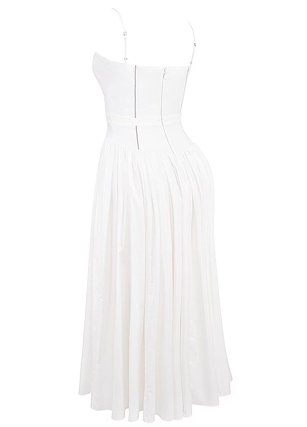 Ysabella White maxi dressi