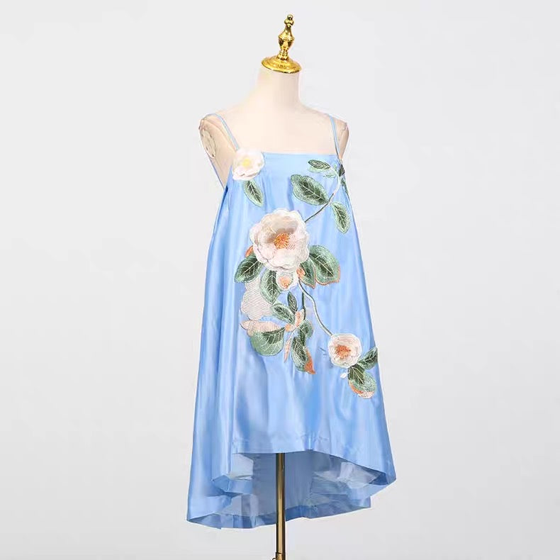 Soleil Blossom A-Line Mini Dress
