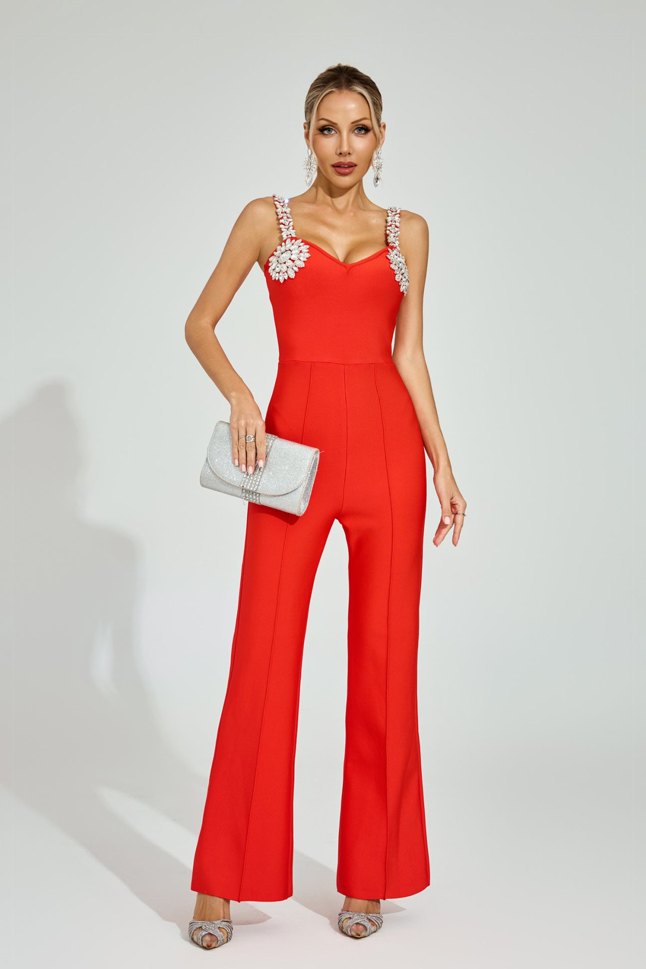 Ruby Embellished Strap Jumpsuit