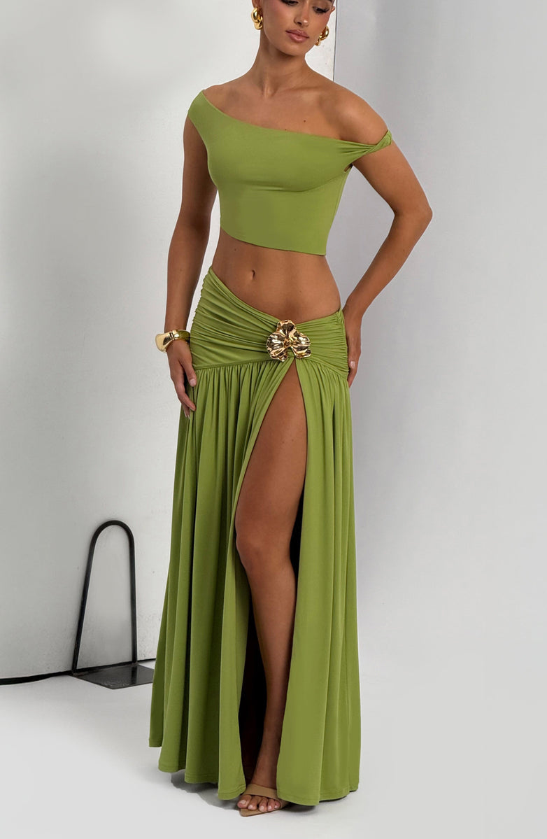 Riviera Asymmetrical Off Shoulder Set