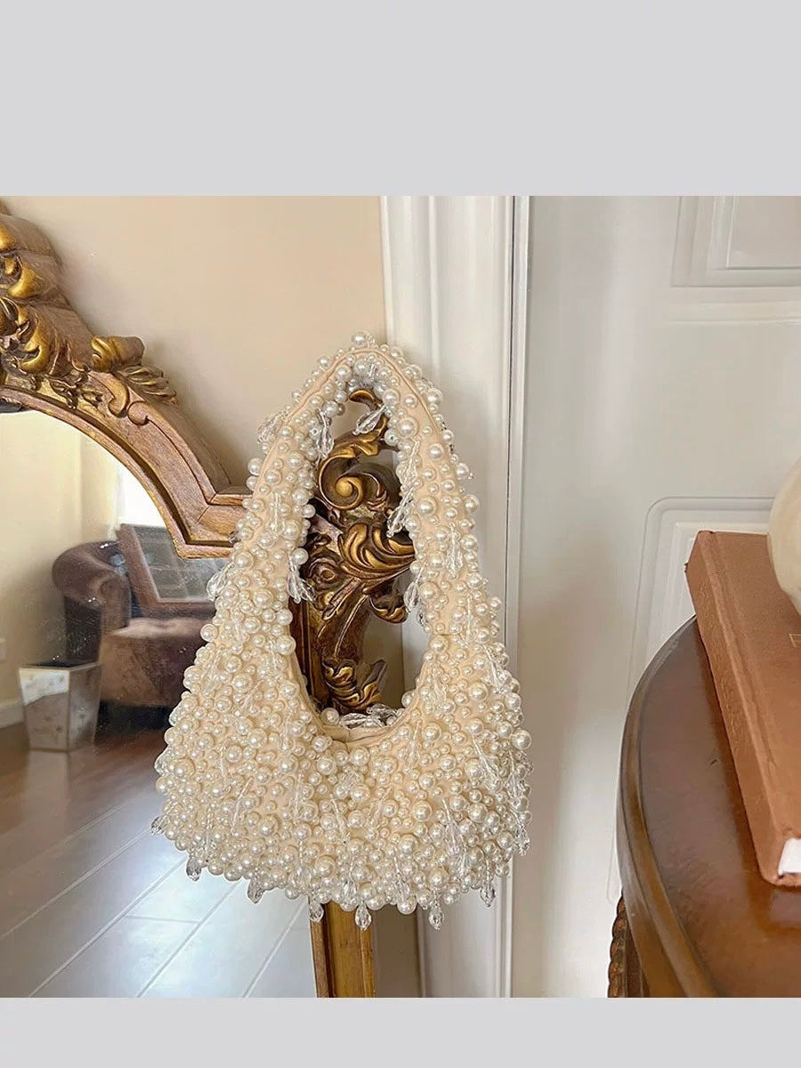 Bijou Pearl Bead Shoulder Ba