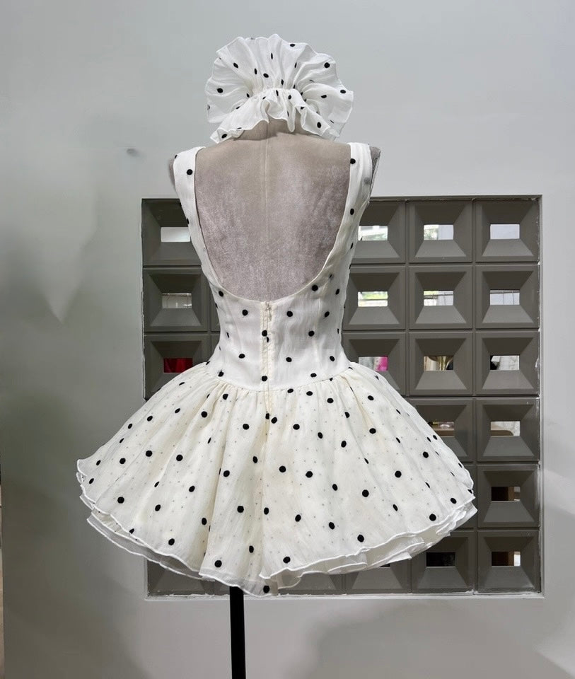 Colette Polka Dot Mini Dres