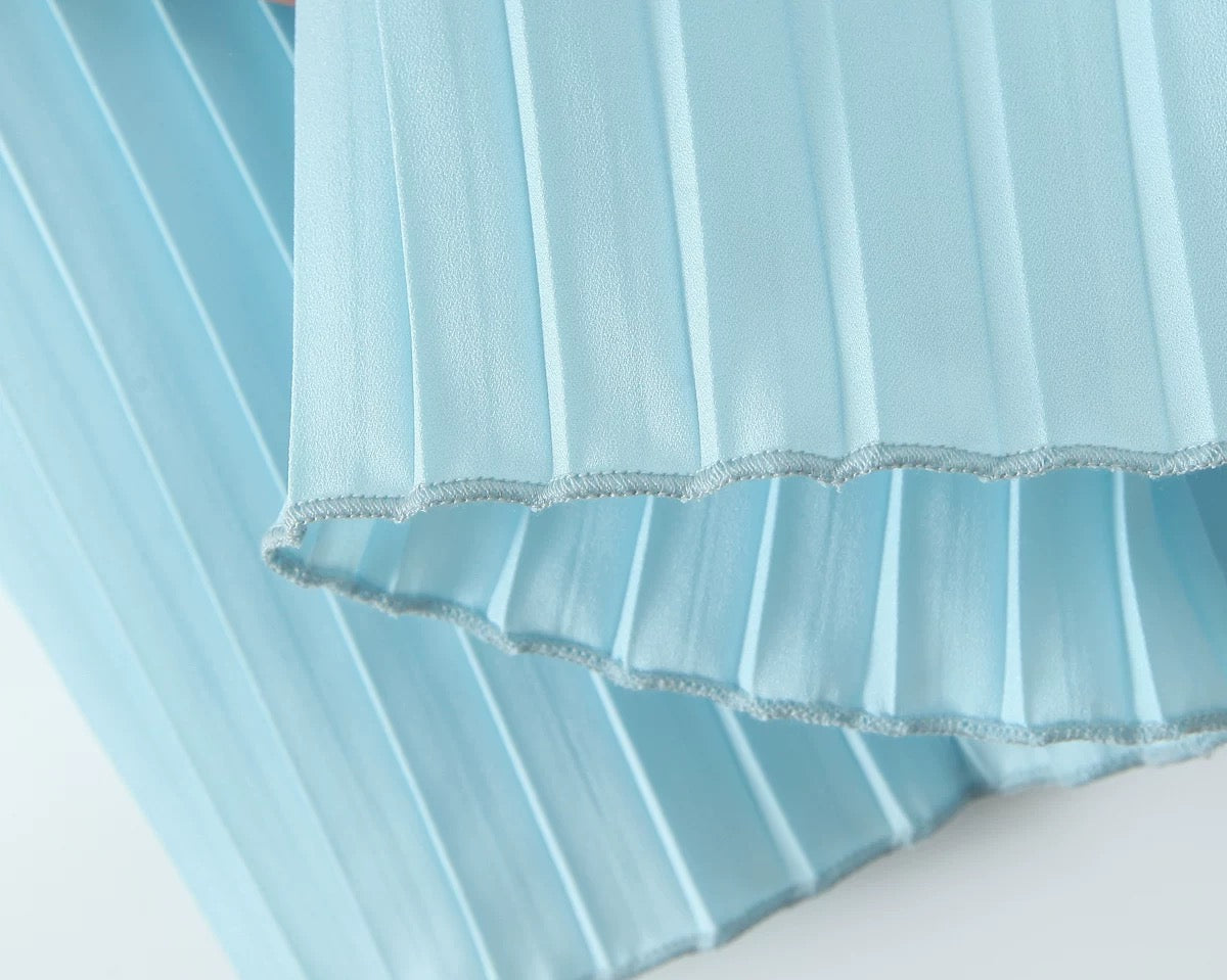 Céleste Pleated Bustier Gown
