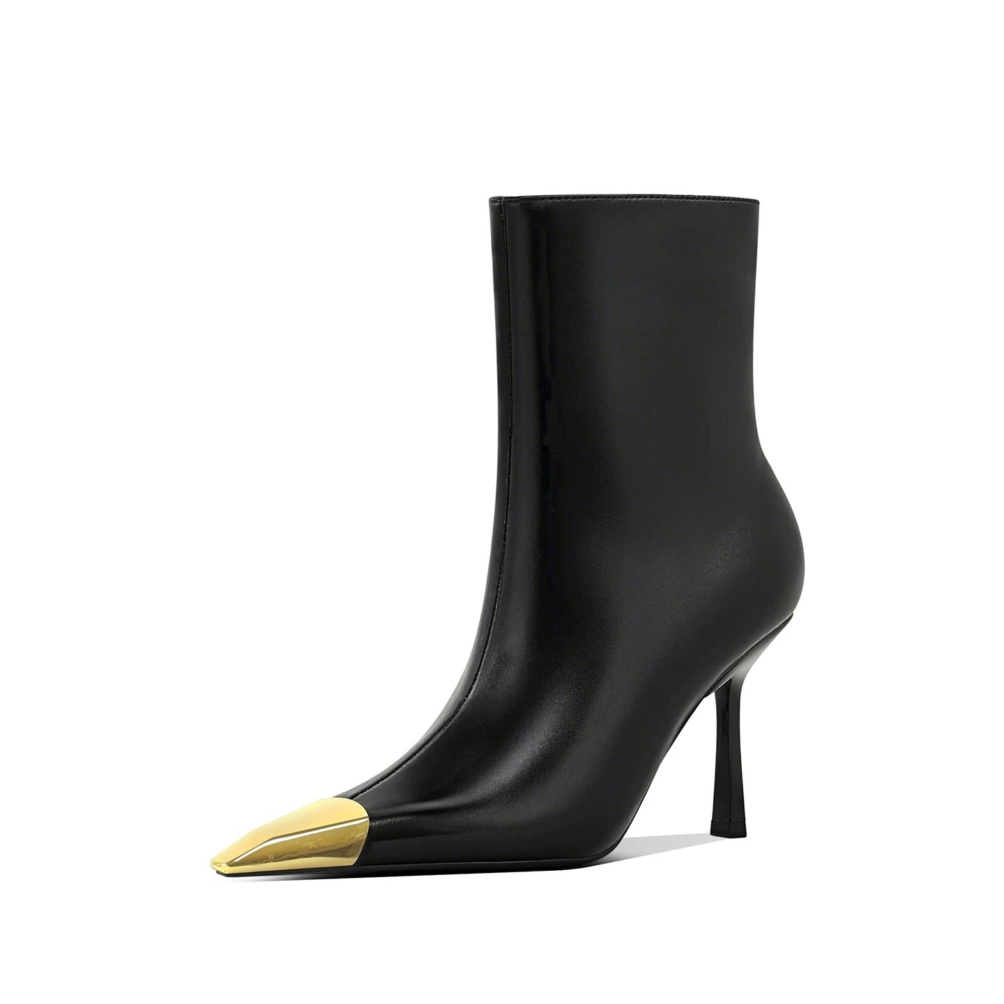 Cléa Metal-Toe Stiletto Boot