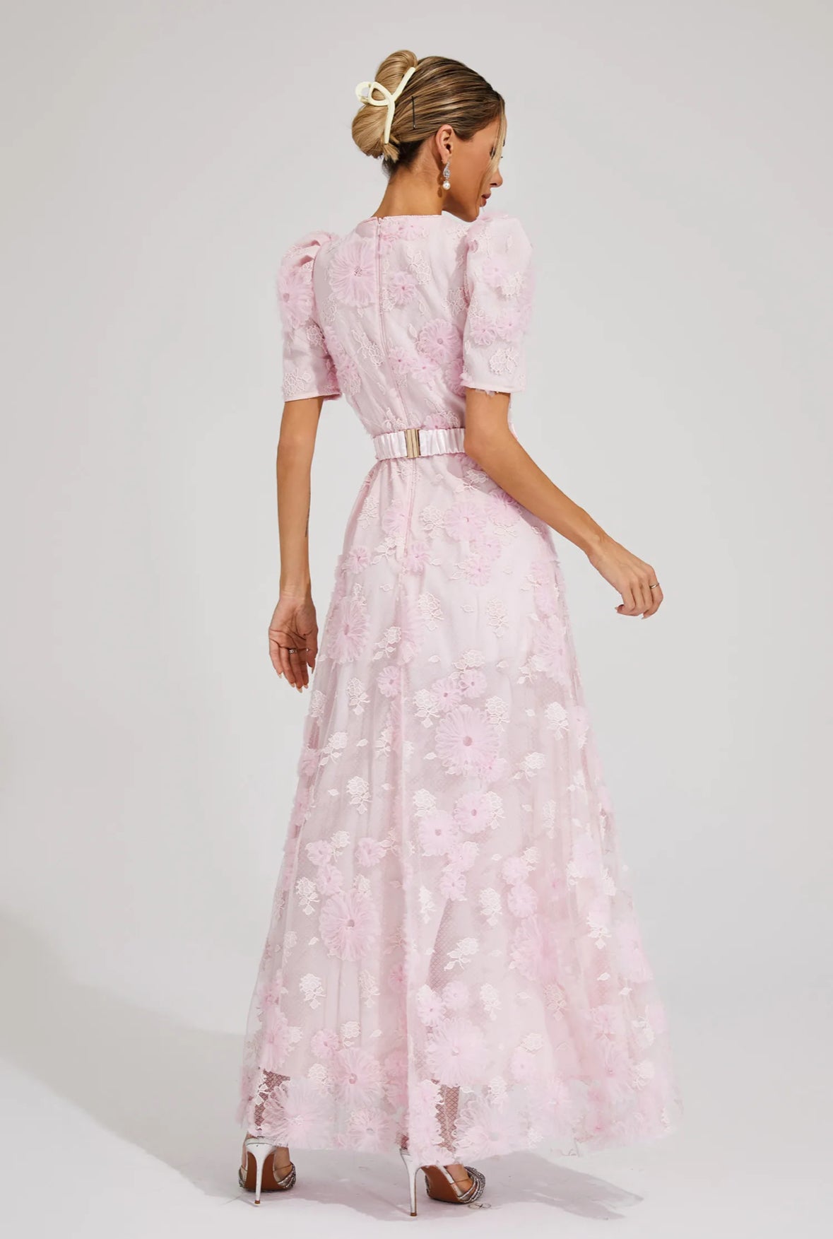 Rosalie Lace Bow Gown Pre-order
