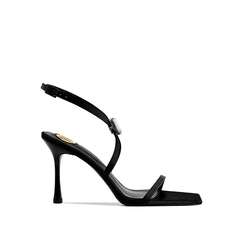 Celeste Crystal-Strap Stiletto Sandals