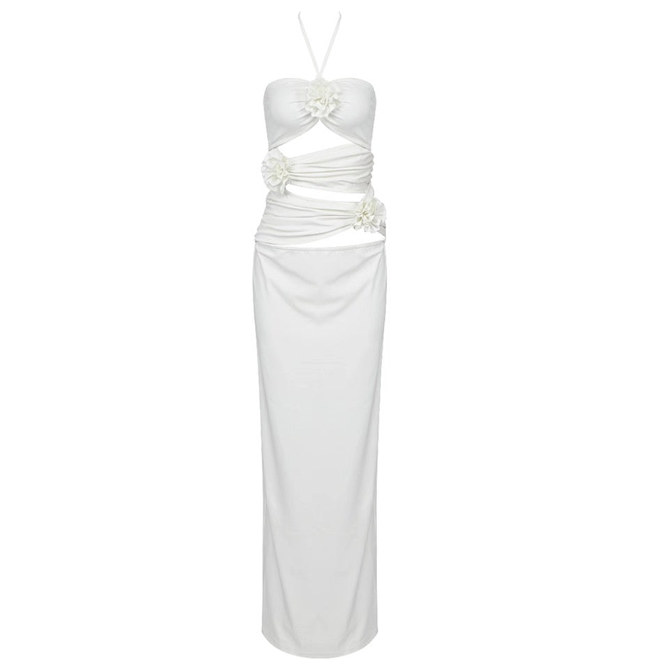 Fleur Cut-Out Midi Dress