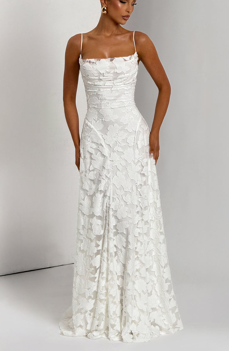 Rosalie Lace Backless Maxi Dress