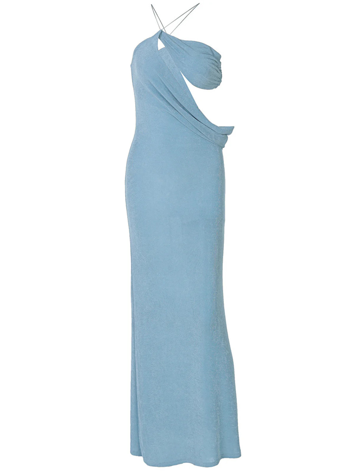 Celeste Cutout Halter Gown
