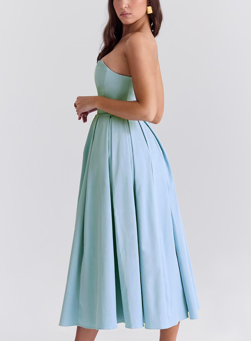 オードリー ミディ サンドレス