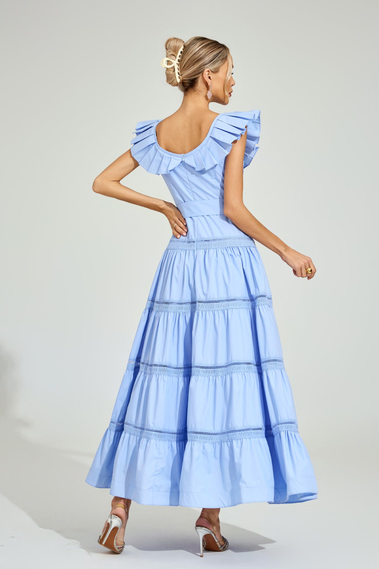 Celeste Ruffle Tier Maxi Dress
