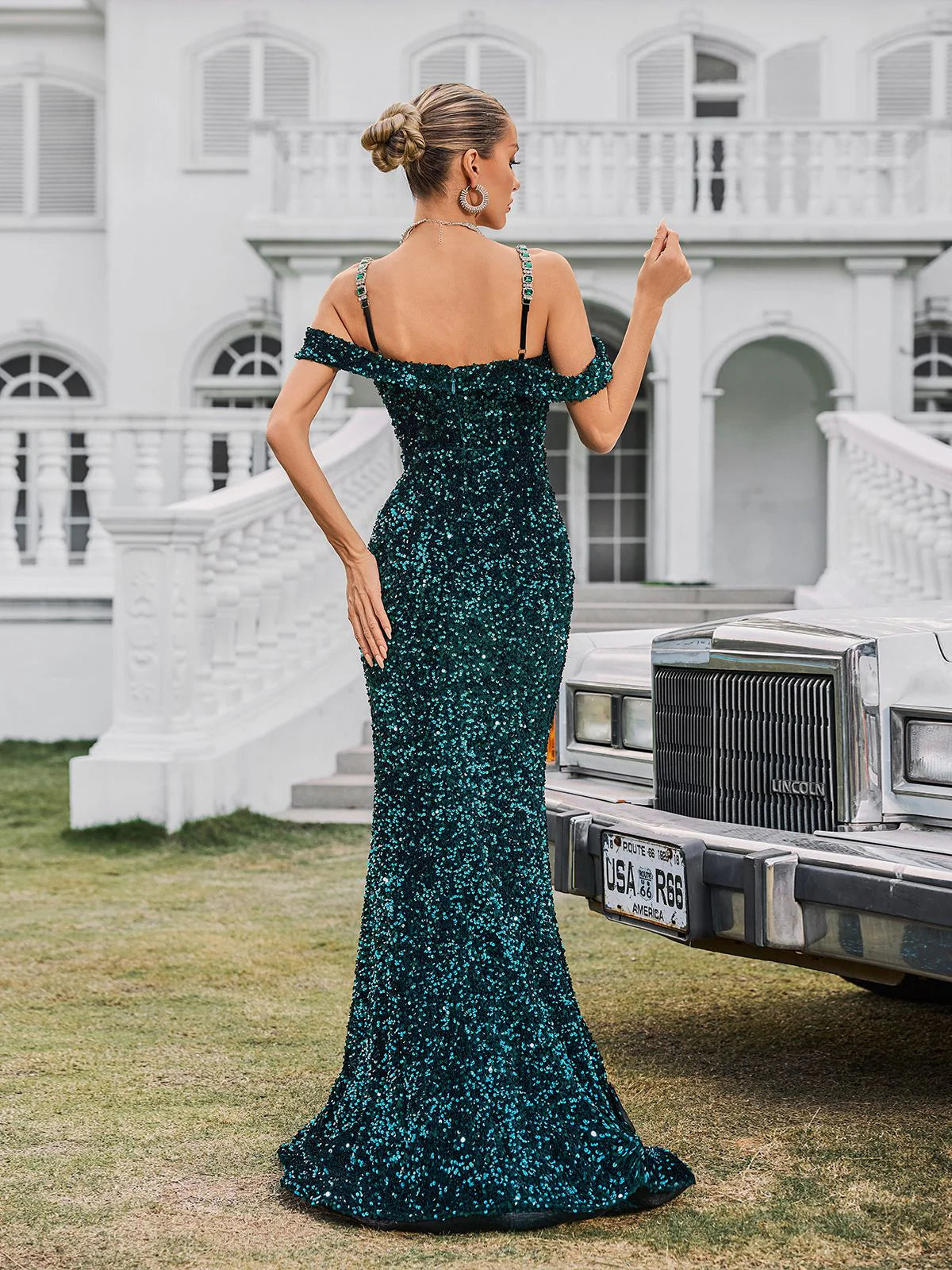Emerald Opulence Gown