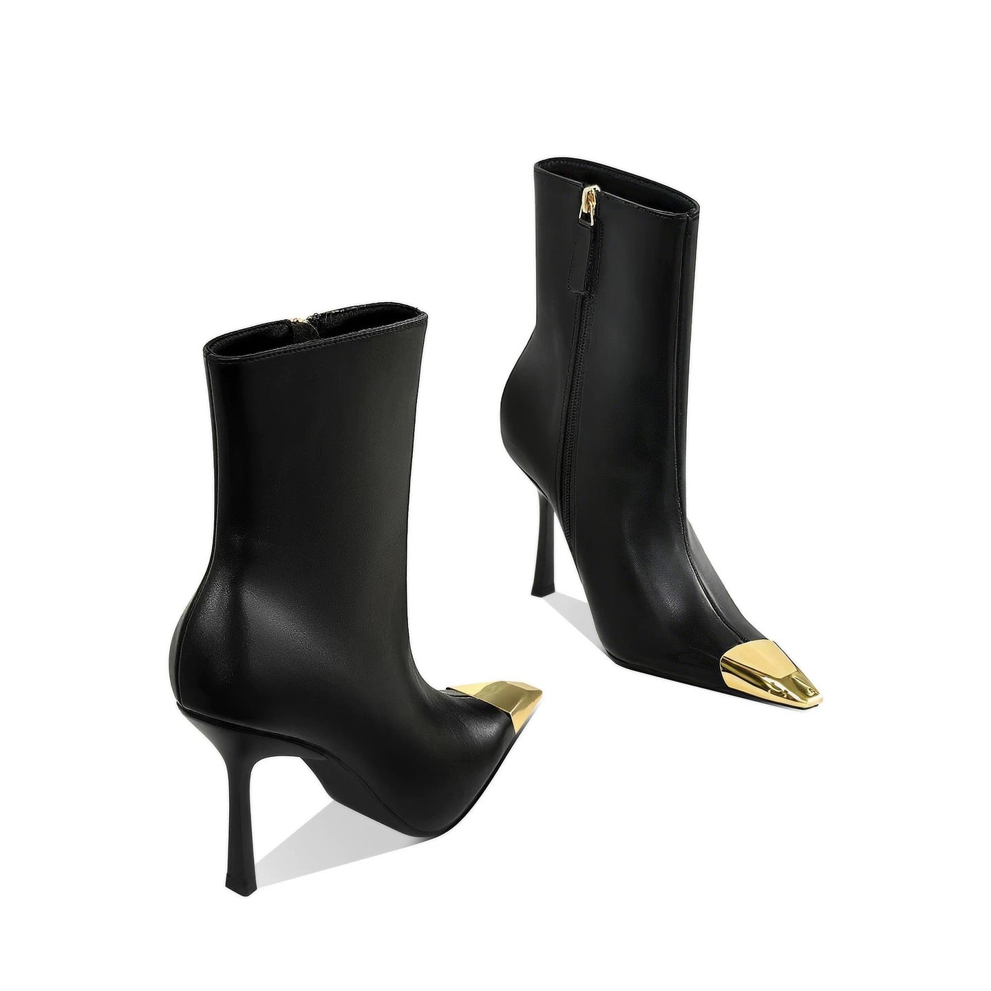 Cléa Metal-Toe Stiletto Boot