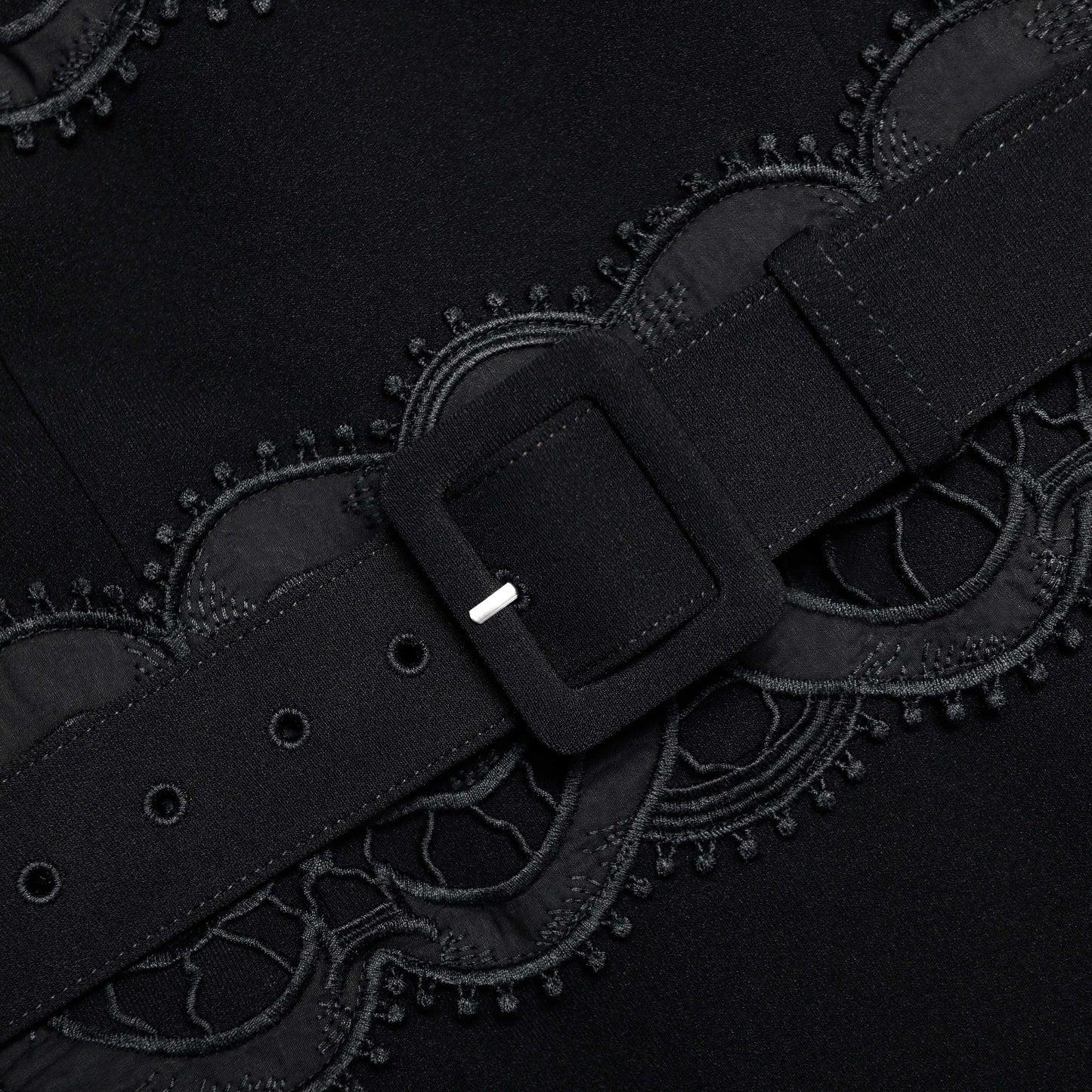 Liana Embroidered Linen Midi Dress