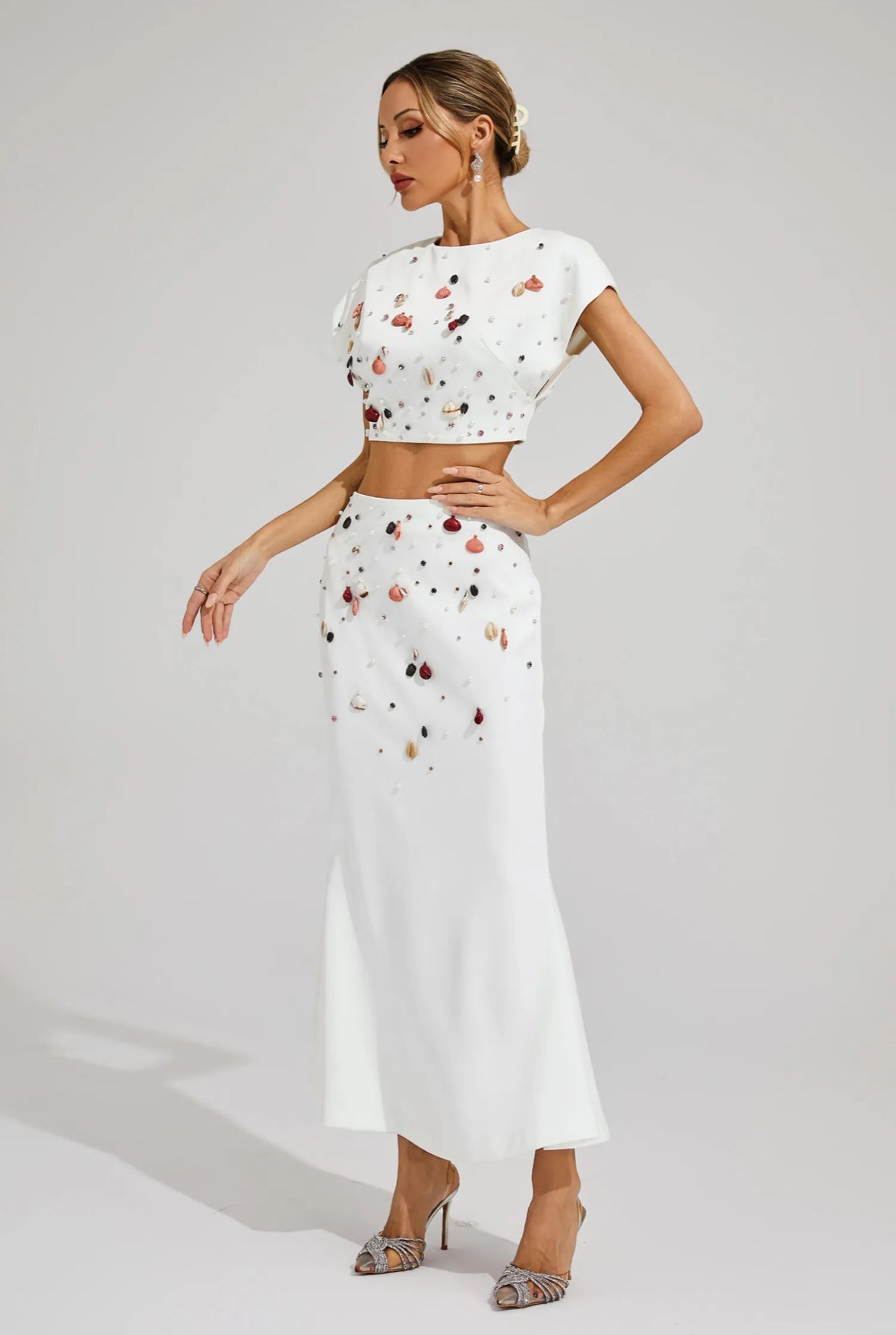 Aria Embellished Mini Dress