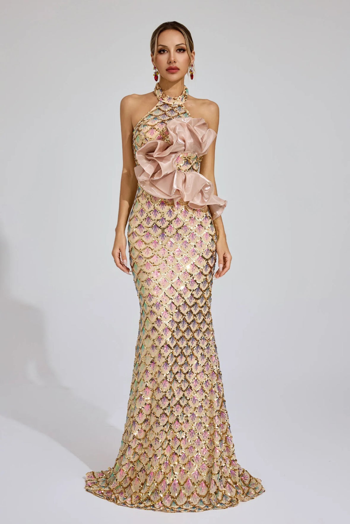 Mariposa sequin Gown