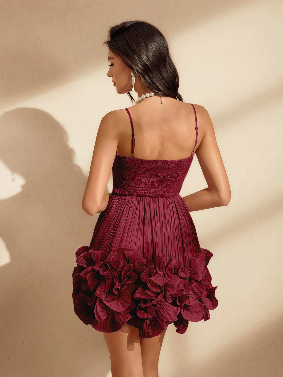 Rhea Rosette Mini Dress