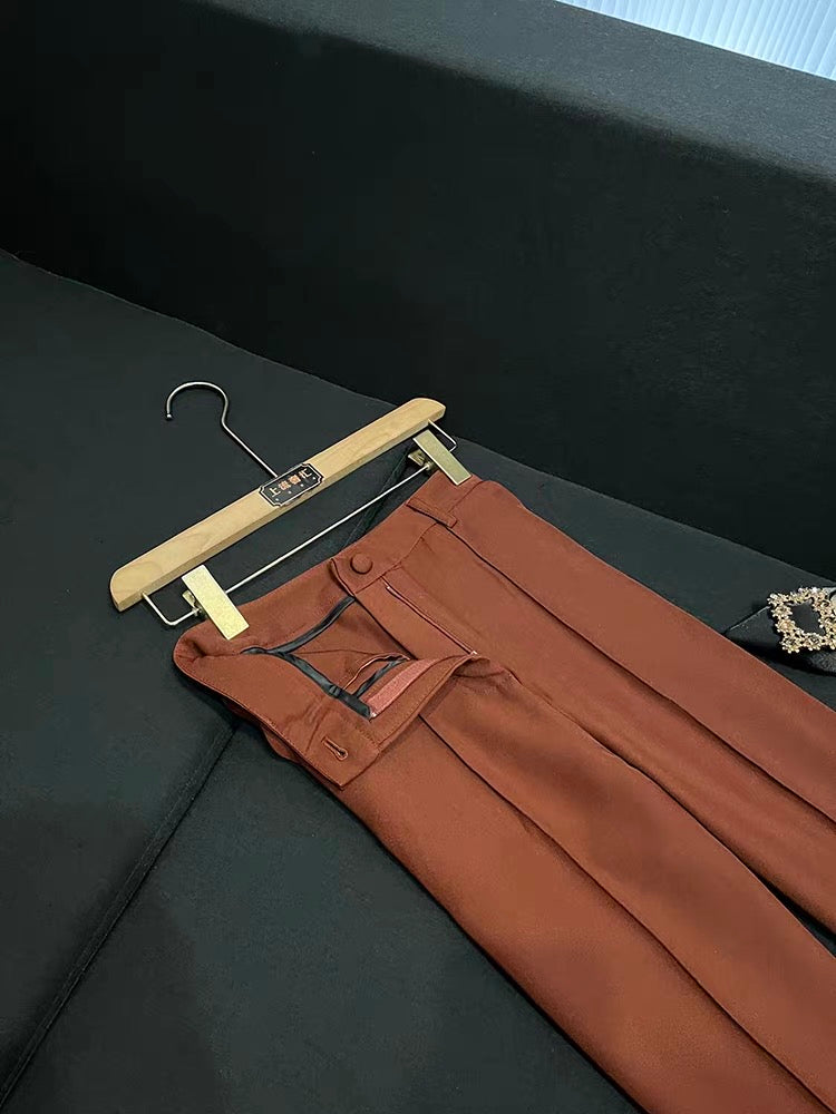 Vienna Double-Breasted Blazer and Flared Pants Set