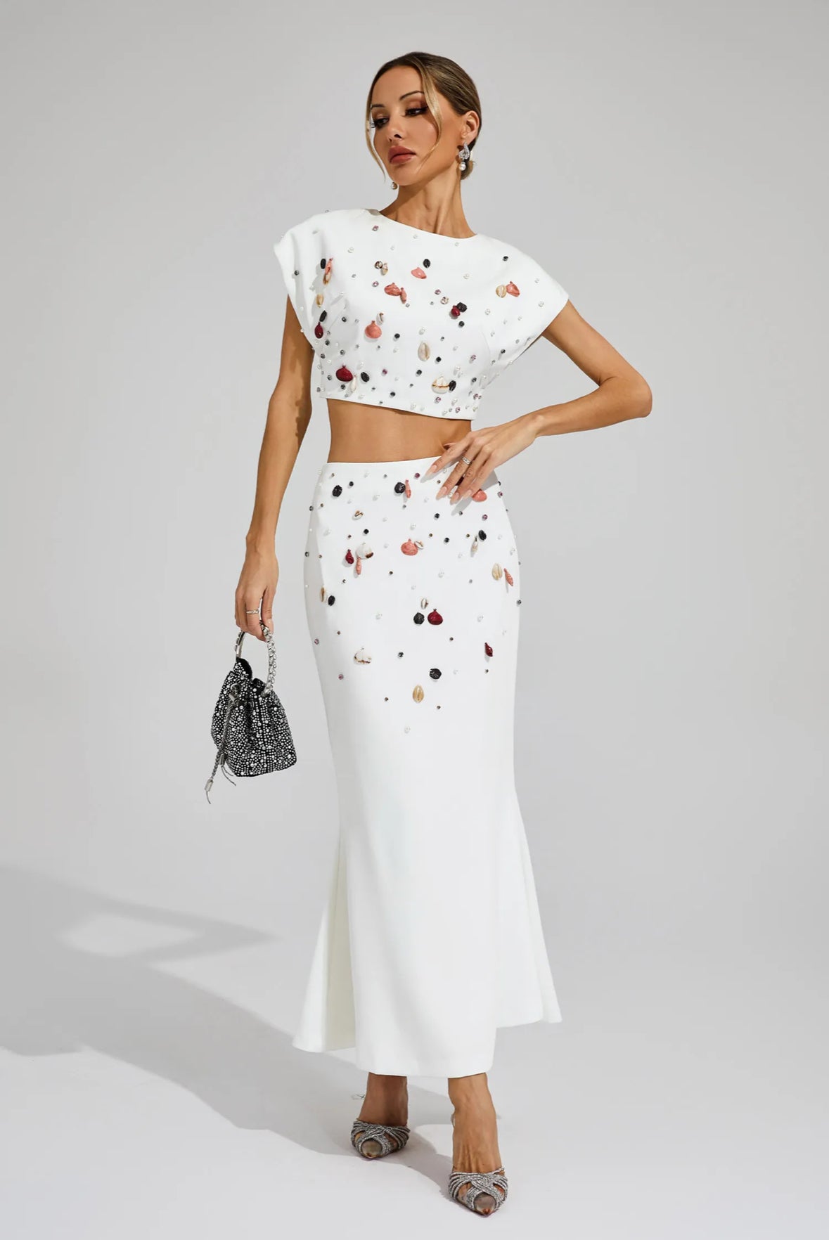 Aria Embellished Mini Dress