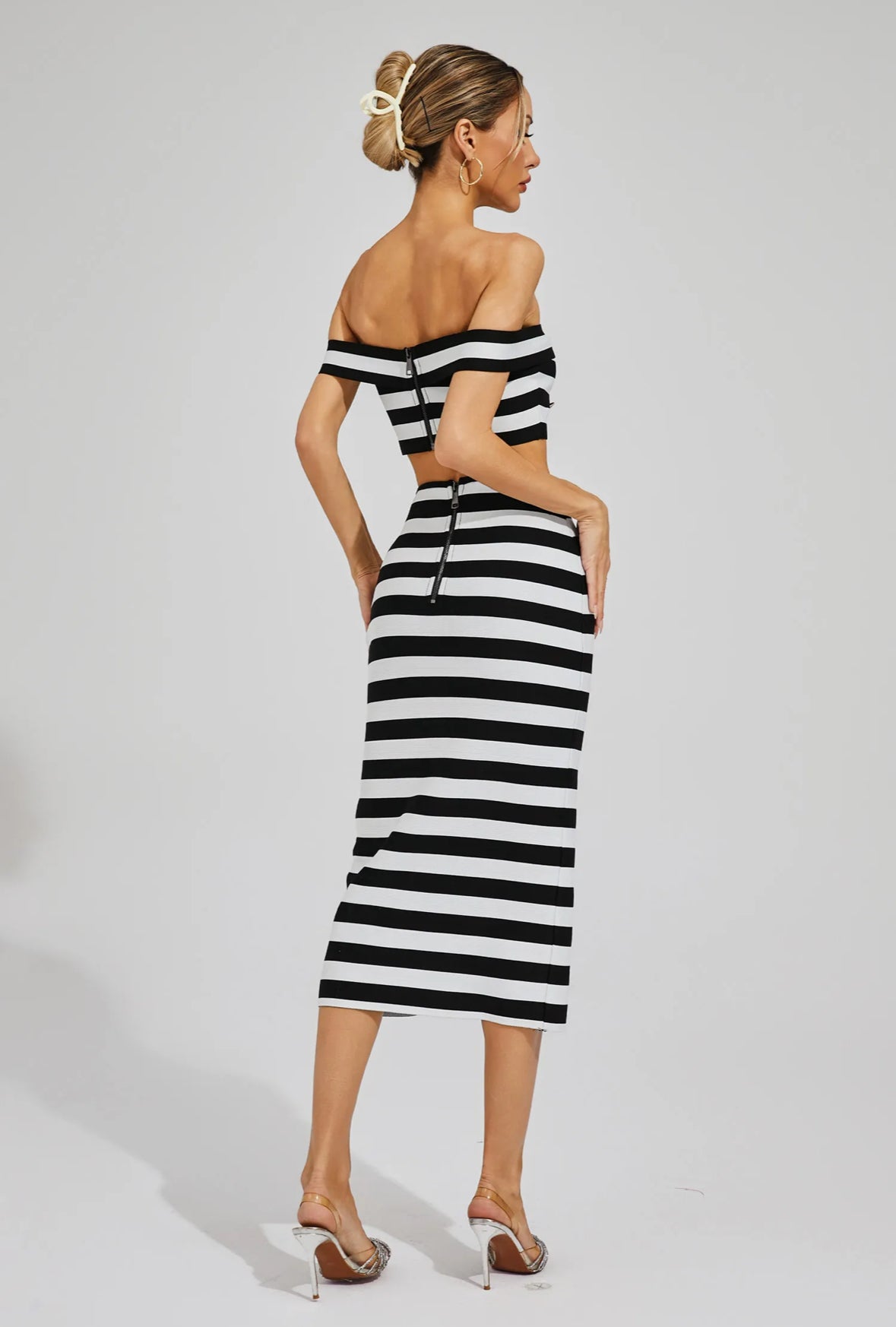Riviera Stripe Two-Piece Set