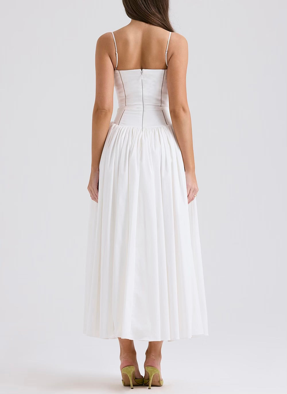 Ysabella White maxi dressi