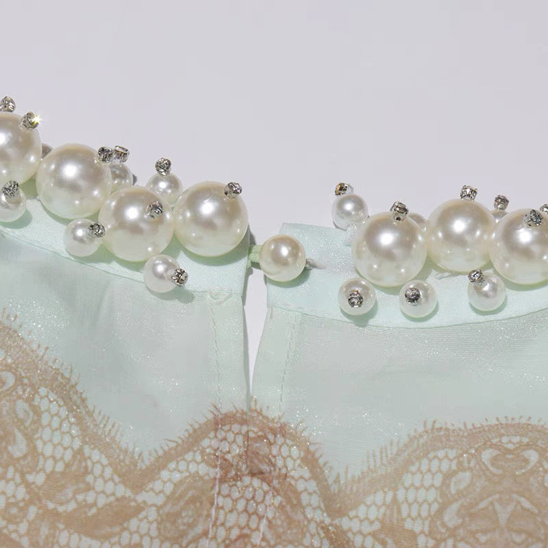 Maribelle Pearl-Trim Set
