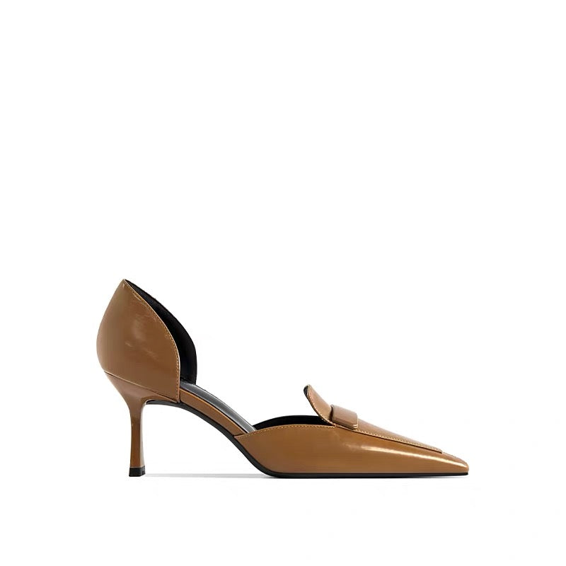 Vivienne Pointed-Toe Loafer Pumps