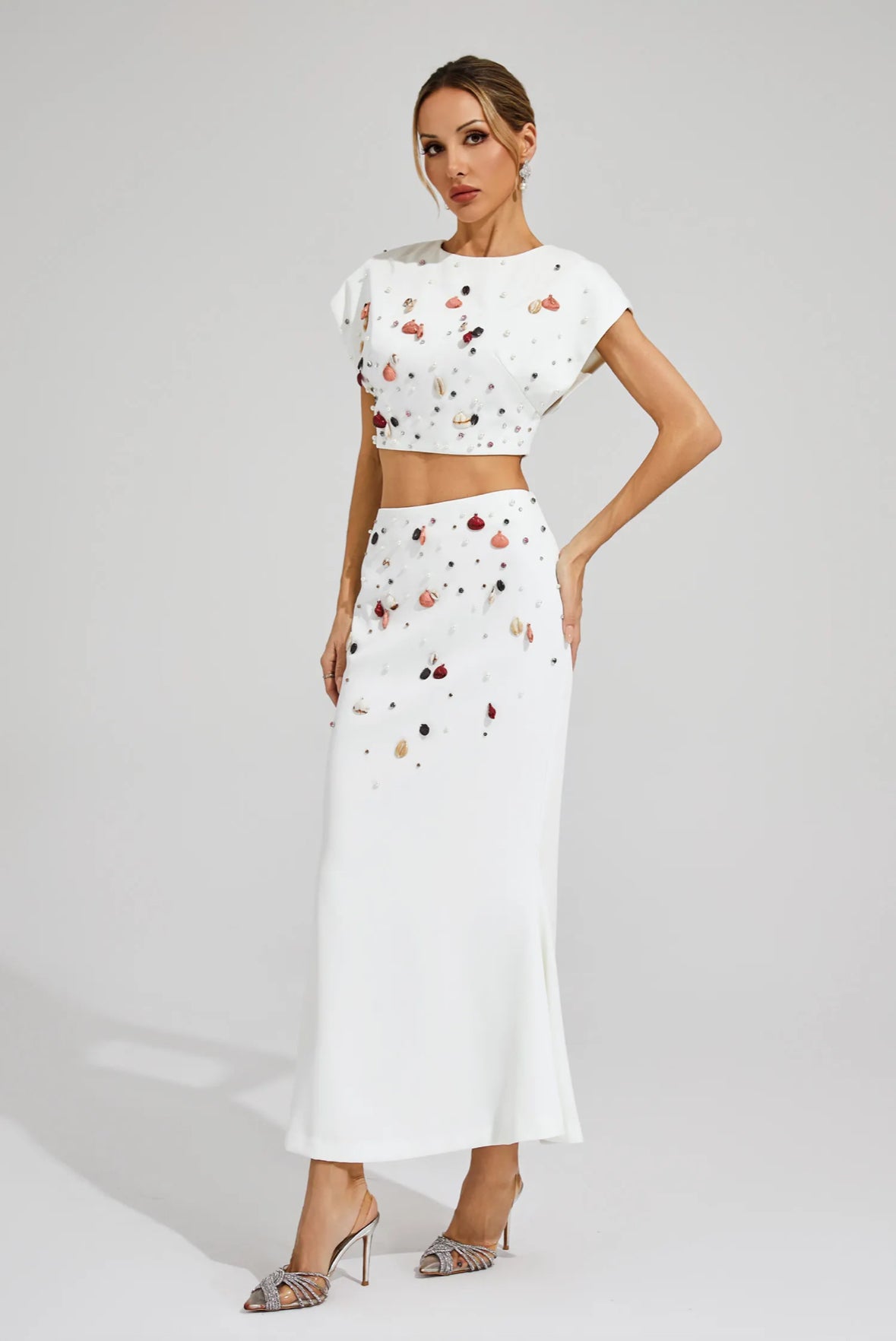 Aria Embellished Mini Dress