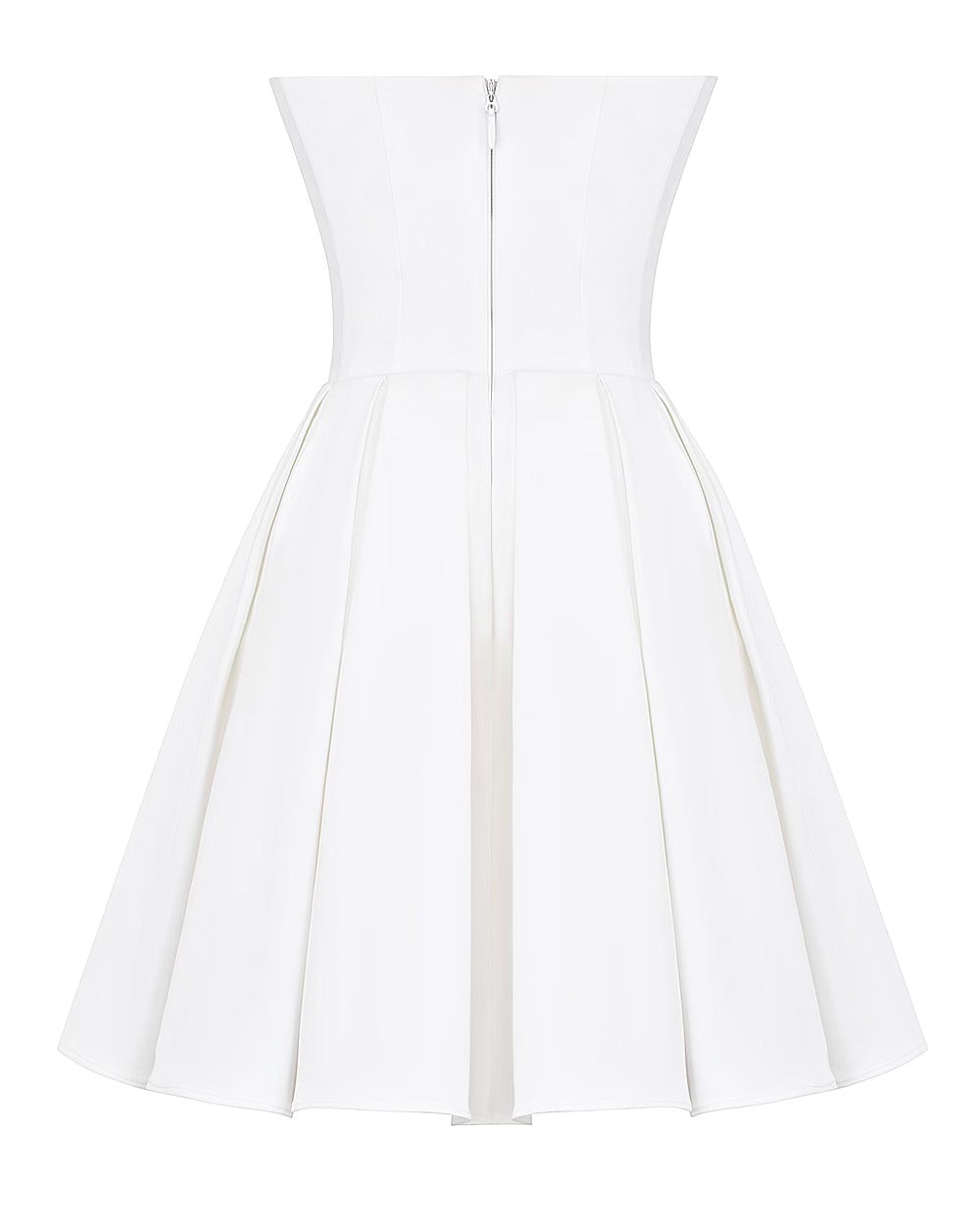 エマニュエル ストラップレス ミニドレス