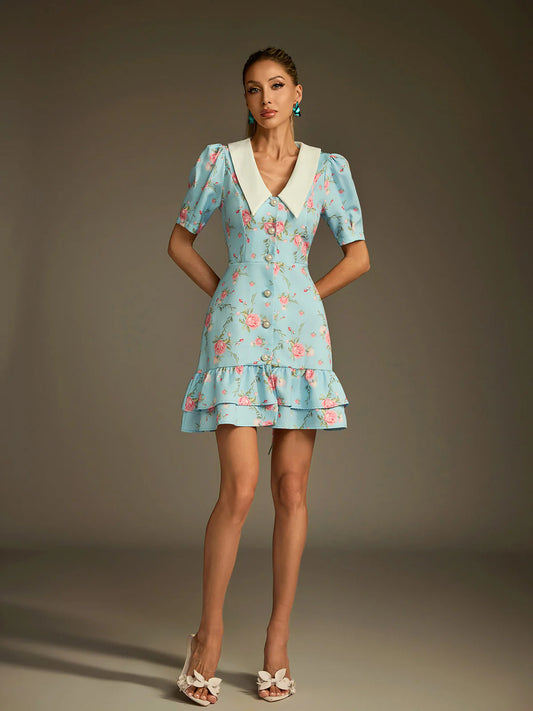 Rosemary Garden Collar Dress