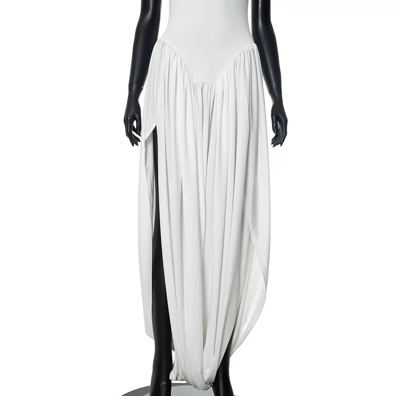 Naya Sculpt Drape Maxi Dress