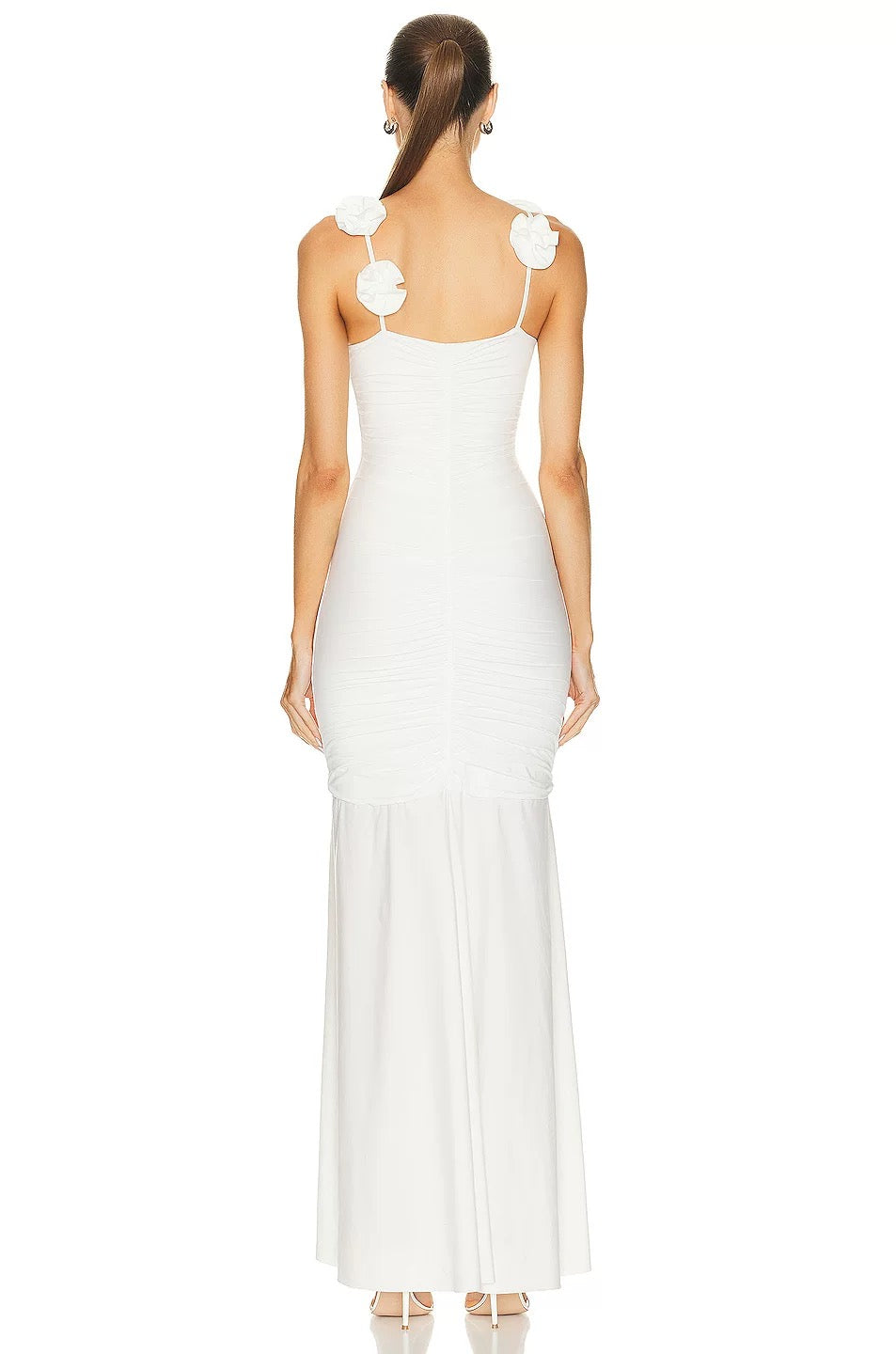 Isla Flower Petal Strap Gown