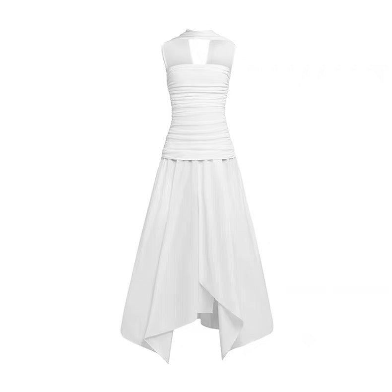 Elora Draped Convertible Midi Dress