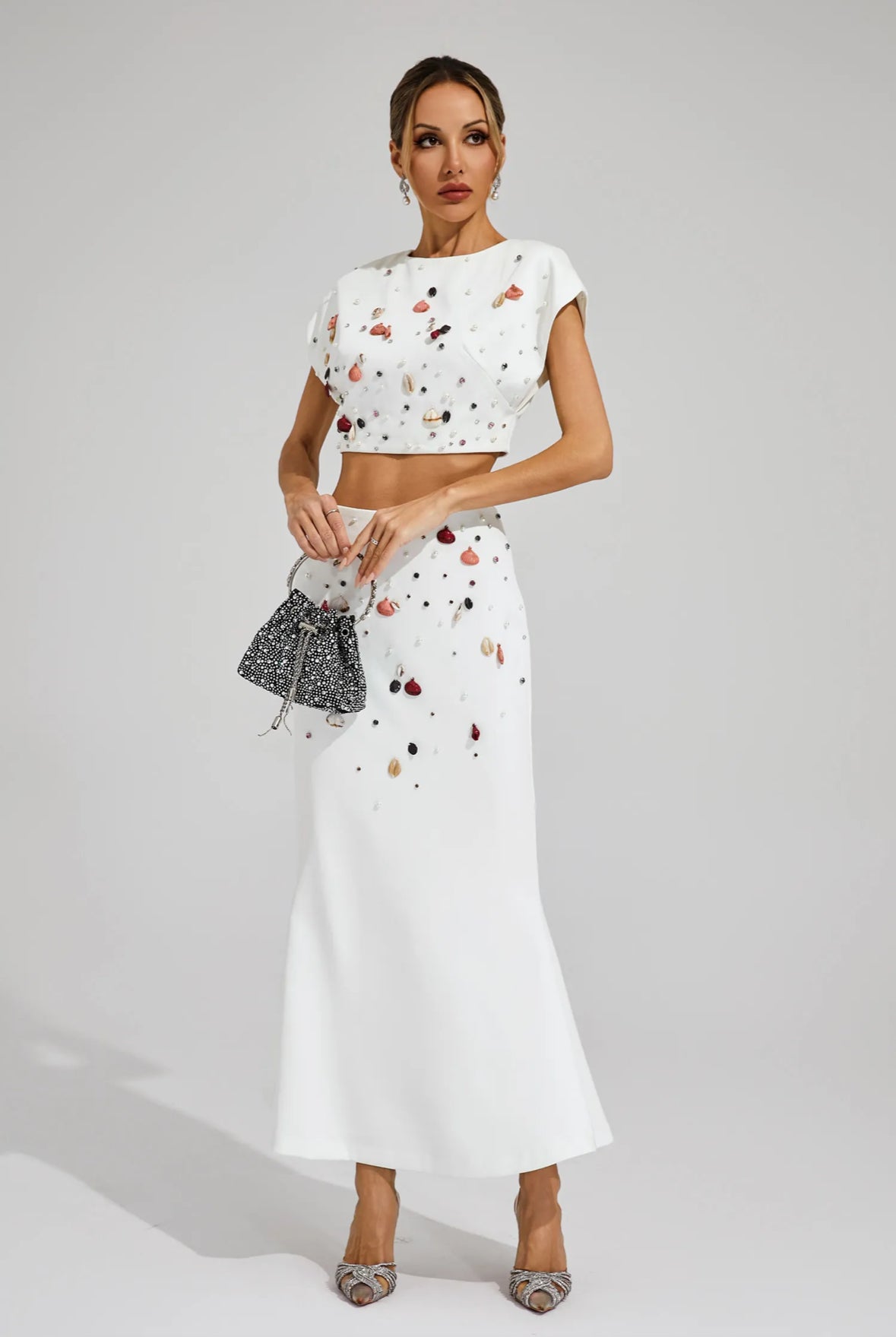 Aria Embellished Mini Dress