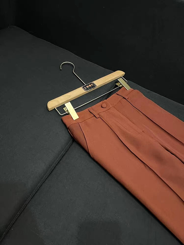 Vienna Double-Breasted Blazer and Flared Pants Set