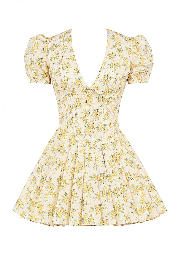 Lilou Puff Sleeve Tulle Mini Dress