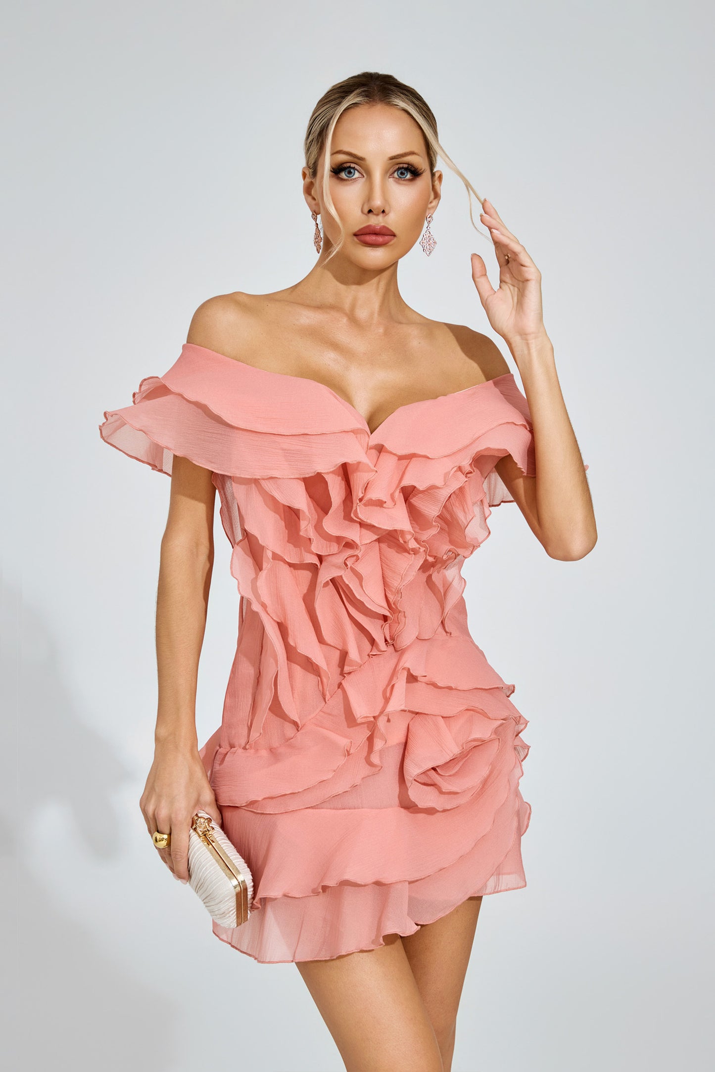 Rosalie Ruffle Mini Dress
