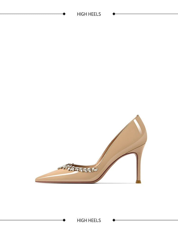 Jolie Crystal Embellished Pumps