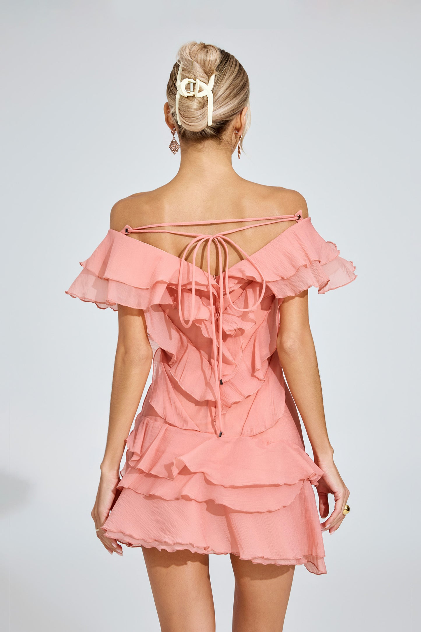 Rosalie Ruffle Mini Dress