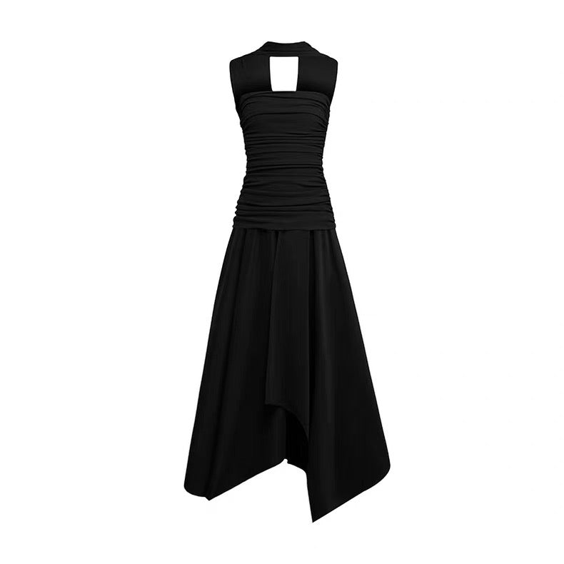 Elora Draped Convertible Midi Dress