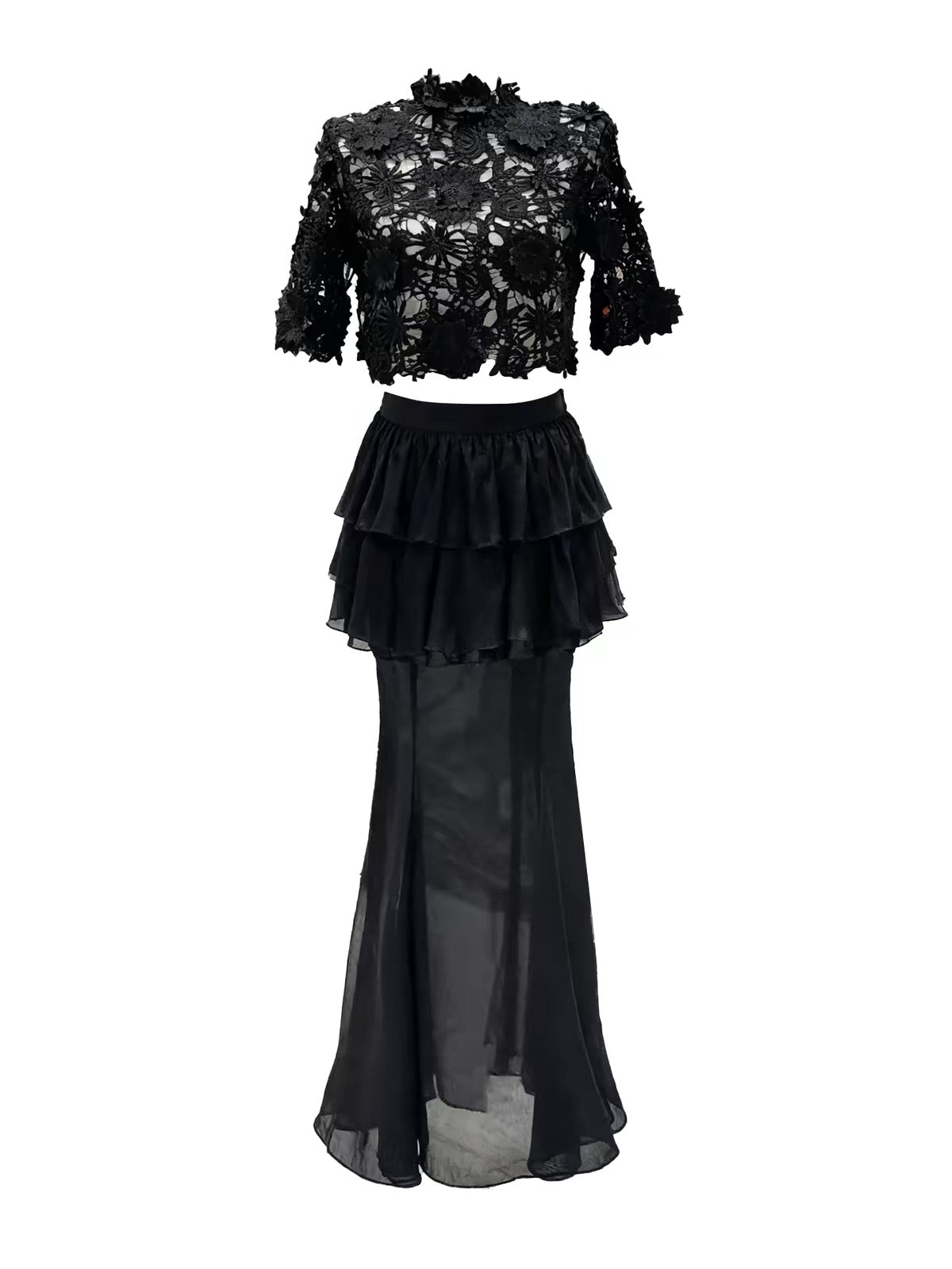 Elara Lace Two-Piece Set