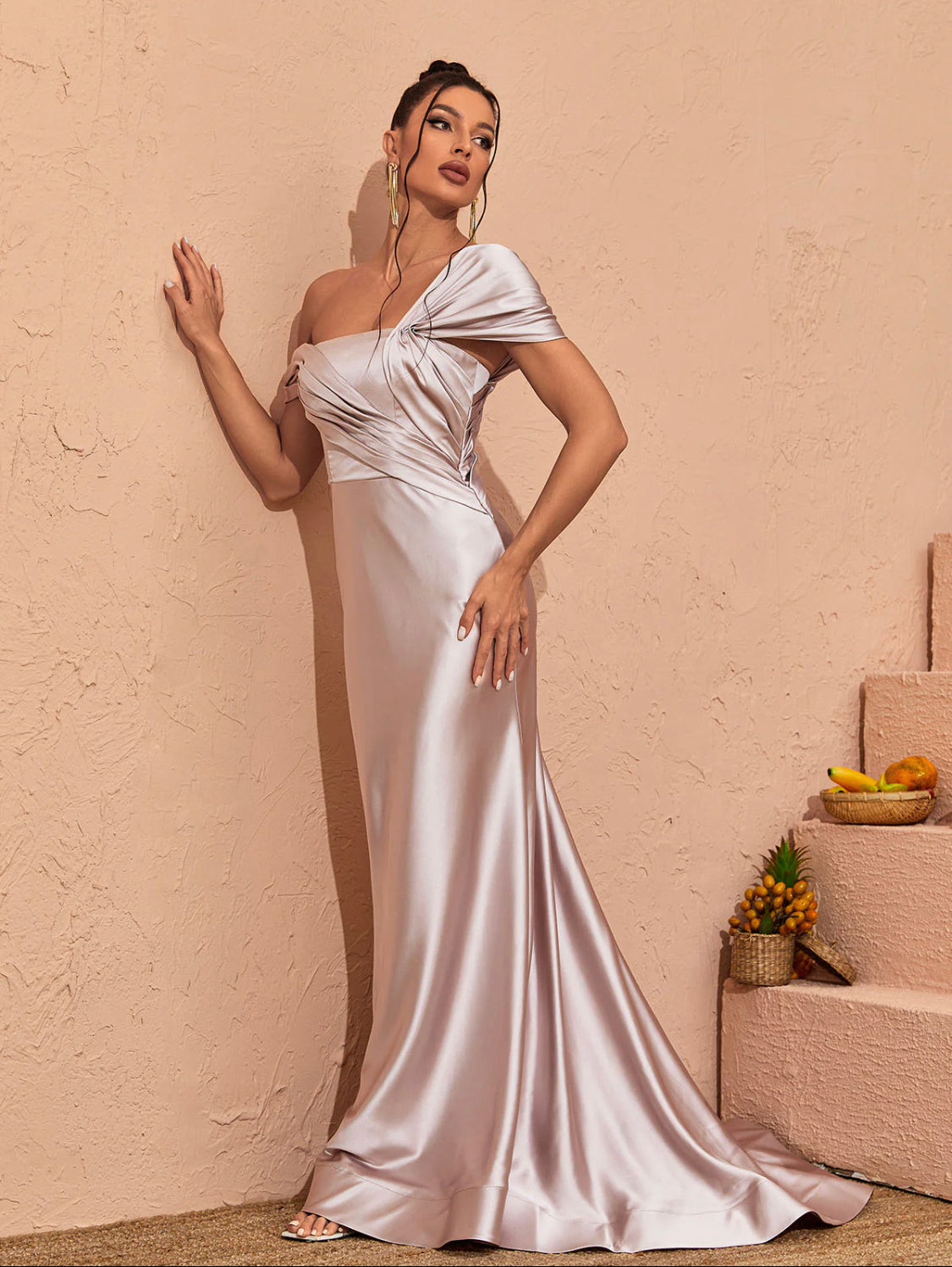 Aerie satin maxi dress (8088748392686)