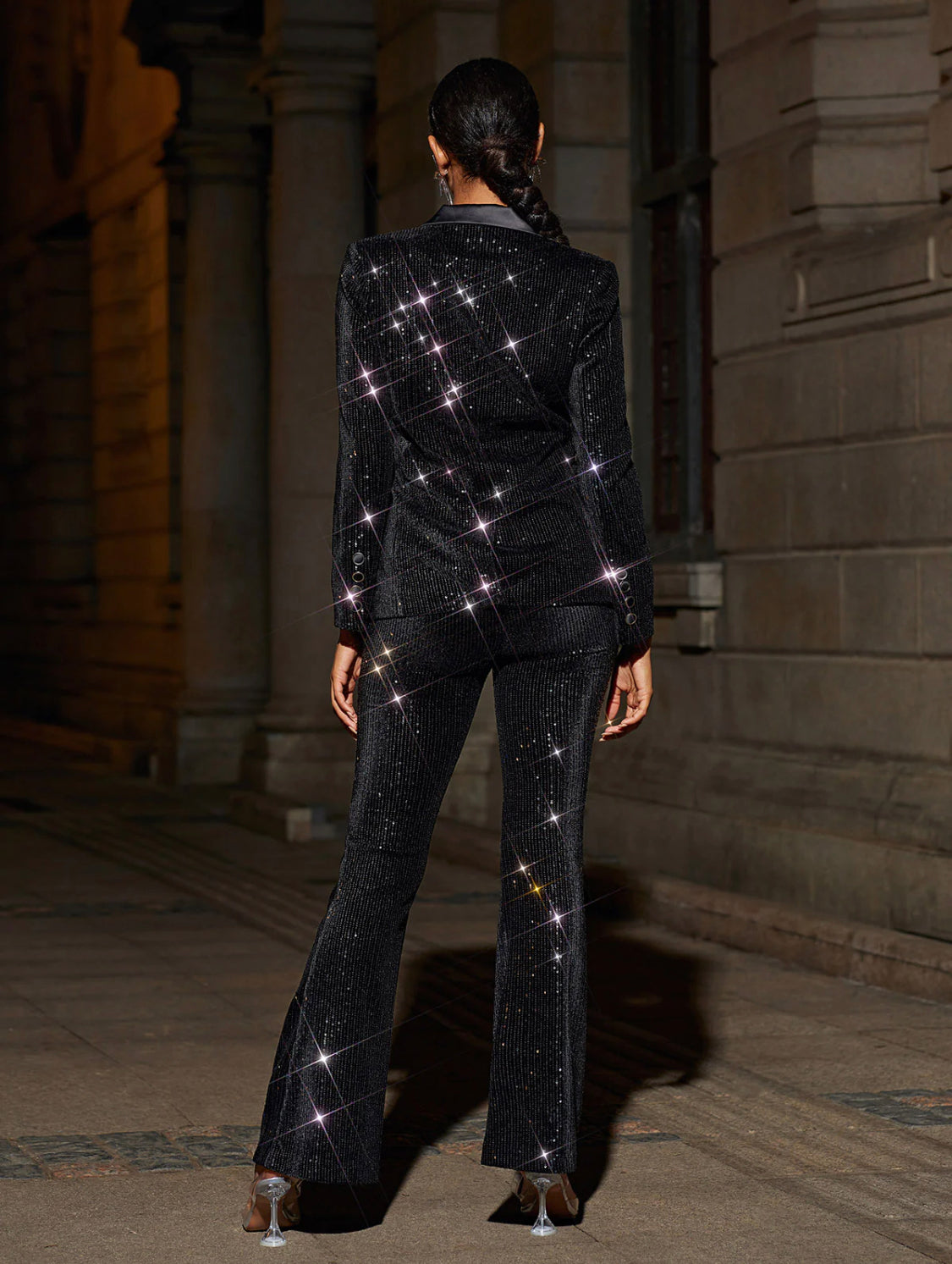 Chloe sequin blazer set (8071632126190)