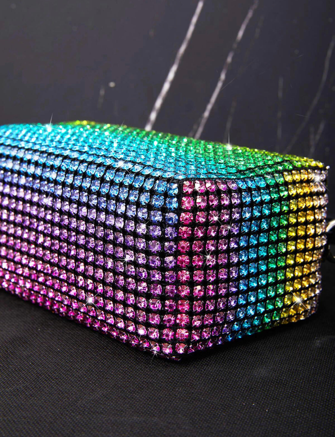 Lia multi rhinestone bag (8043024842990)