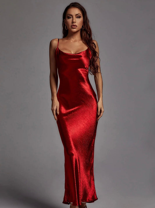 Katrina satin maxi dress (8040672592110)