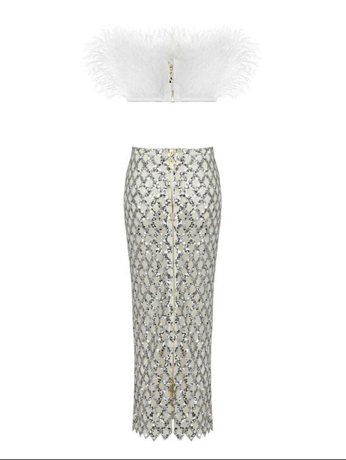 Erina feather mesh set (8044684476654)