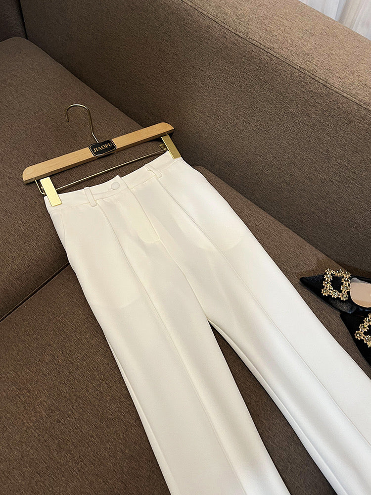 Simple white suit set (8140910723310)